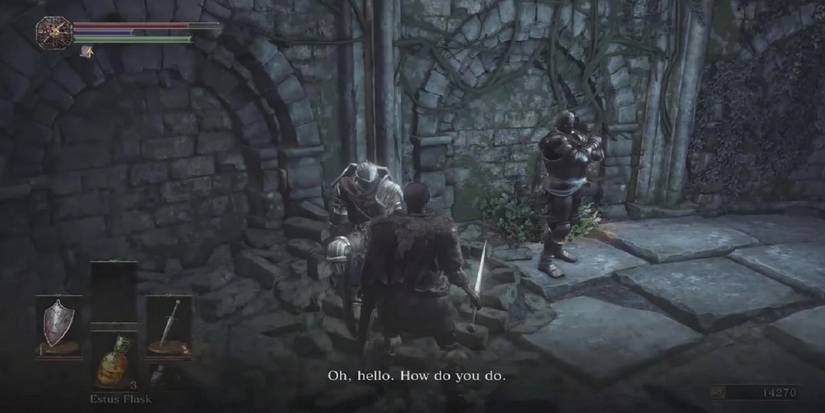 Anri of Astora and Horace the Hushed in Dark Souls 3