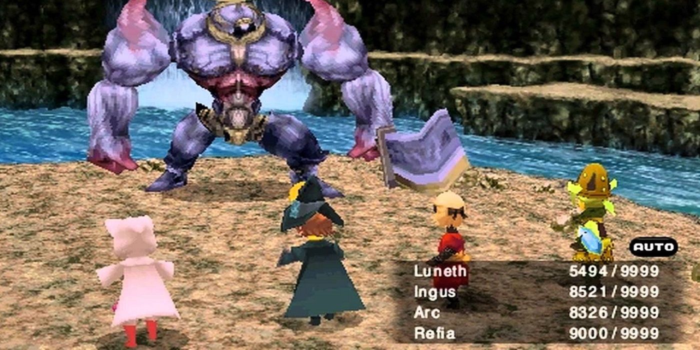 Final Fantasy III PSP's Iron Giant superboss