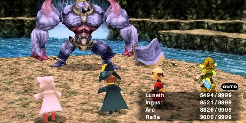 Final Fantasy III PSP Iron Giant