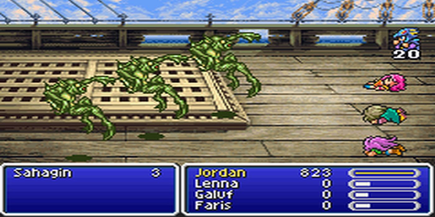 A group of Sahagin from Final Fantasy V
