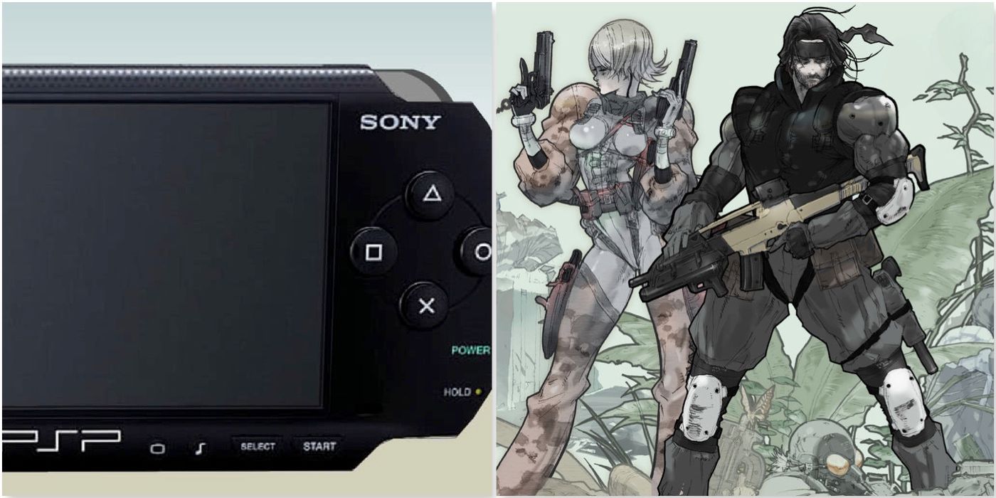 The PSP With Metal Gear Acid
