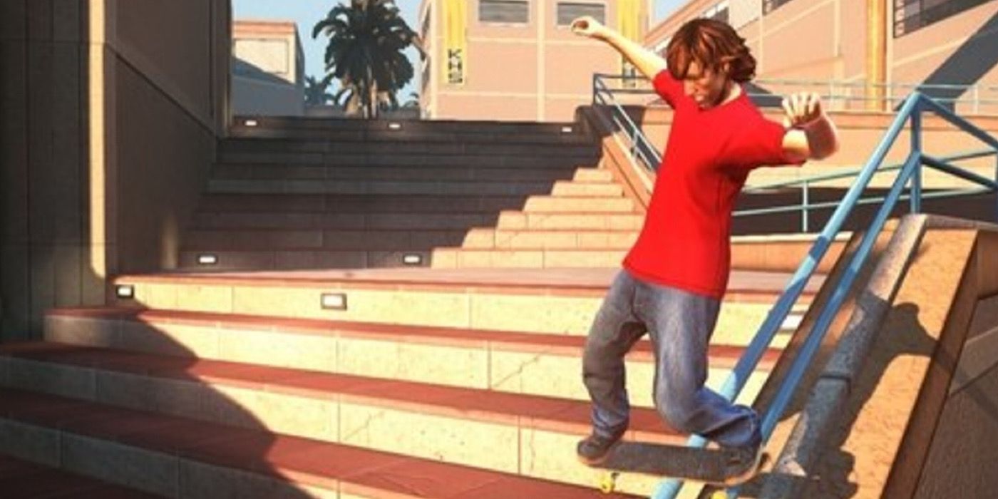 Rodney Mullen pulling a 50-50 in School II