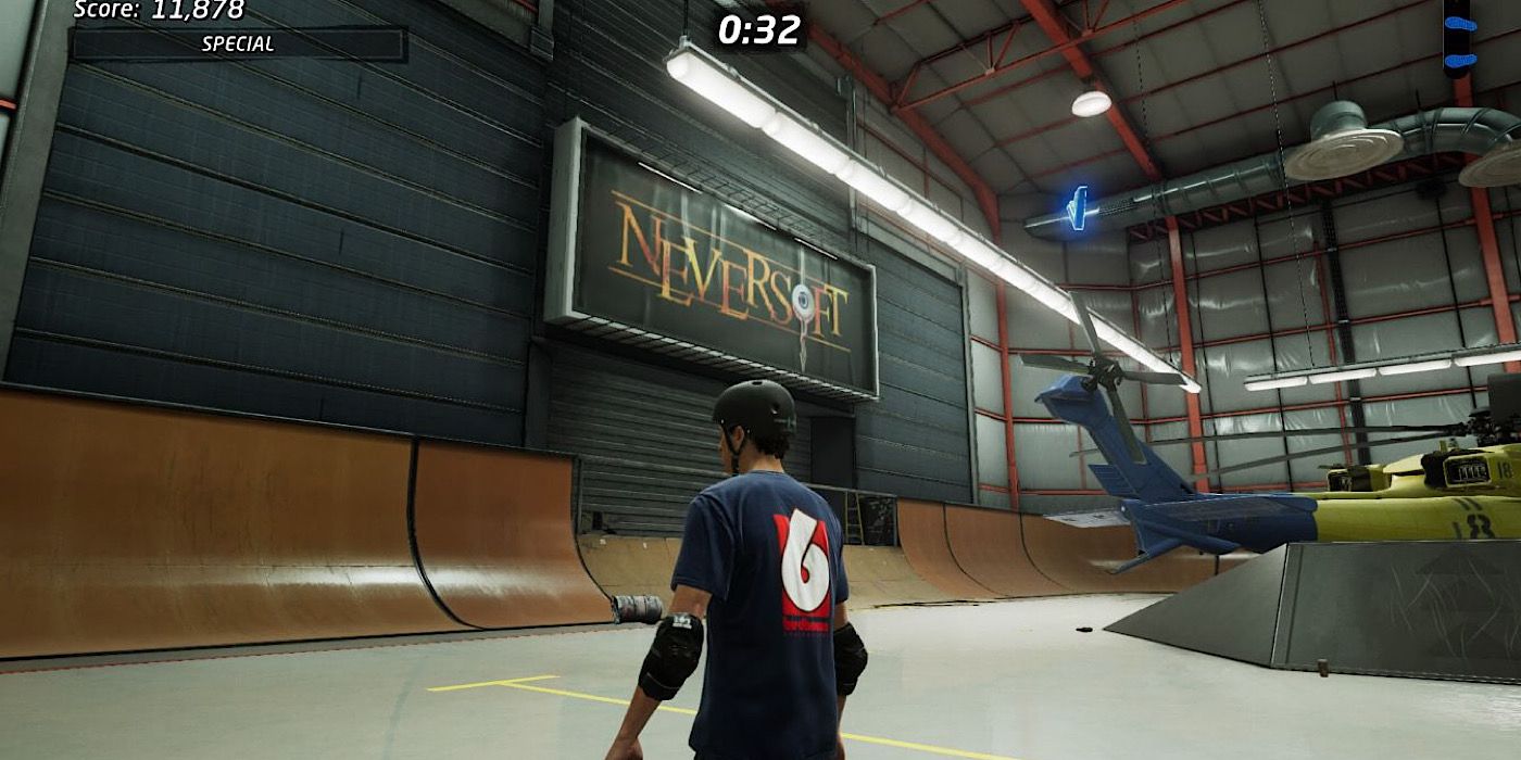 Neversoft reference in The Hangar
