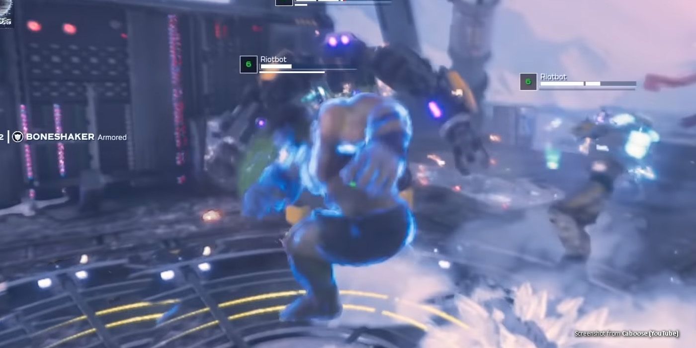 The Hulk's attack causing an explosion