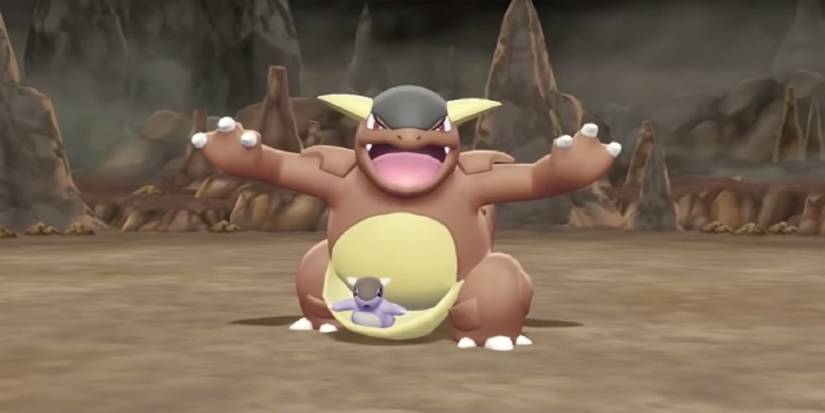 Kangaskhan in Pokémon: Let's Go