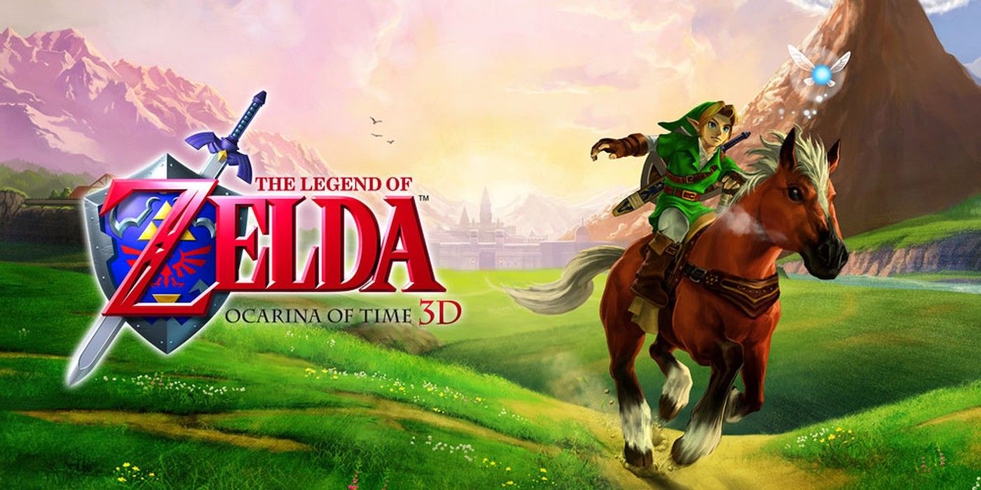 Arte promocional de Zelda-Ocarina of Time 3D