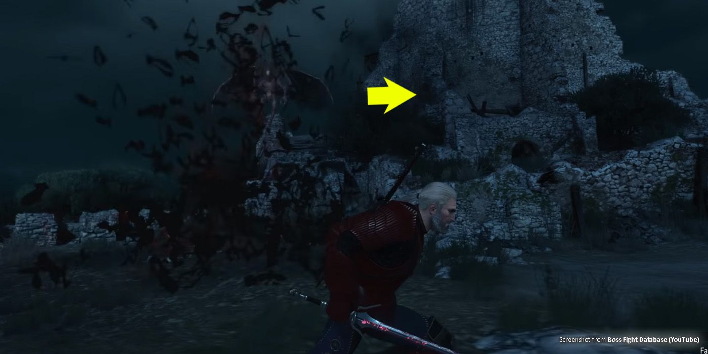 Geralt running to Detlaffs right as he launches bats