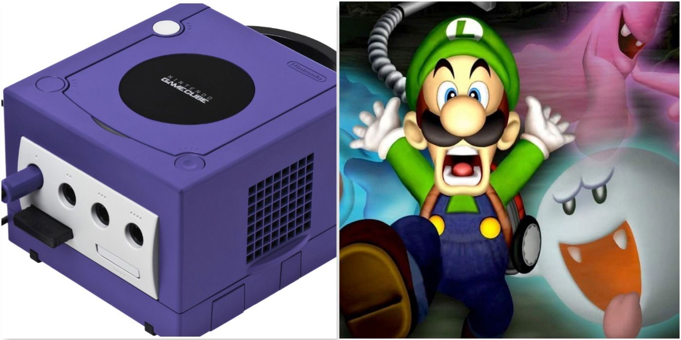 The GameCube and Luigi's Mansion