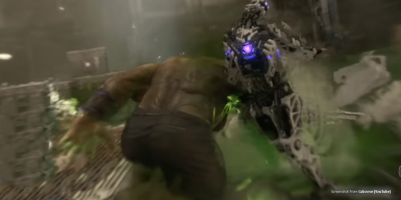 The Hulk counter-attacking an opponent