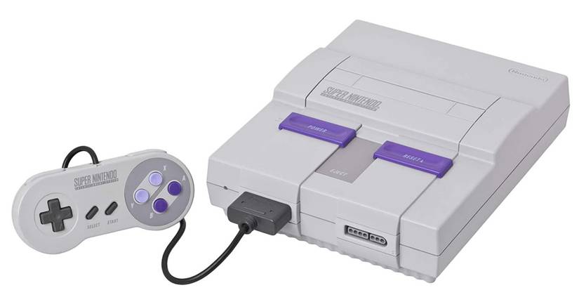 A picture of the SNES