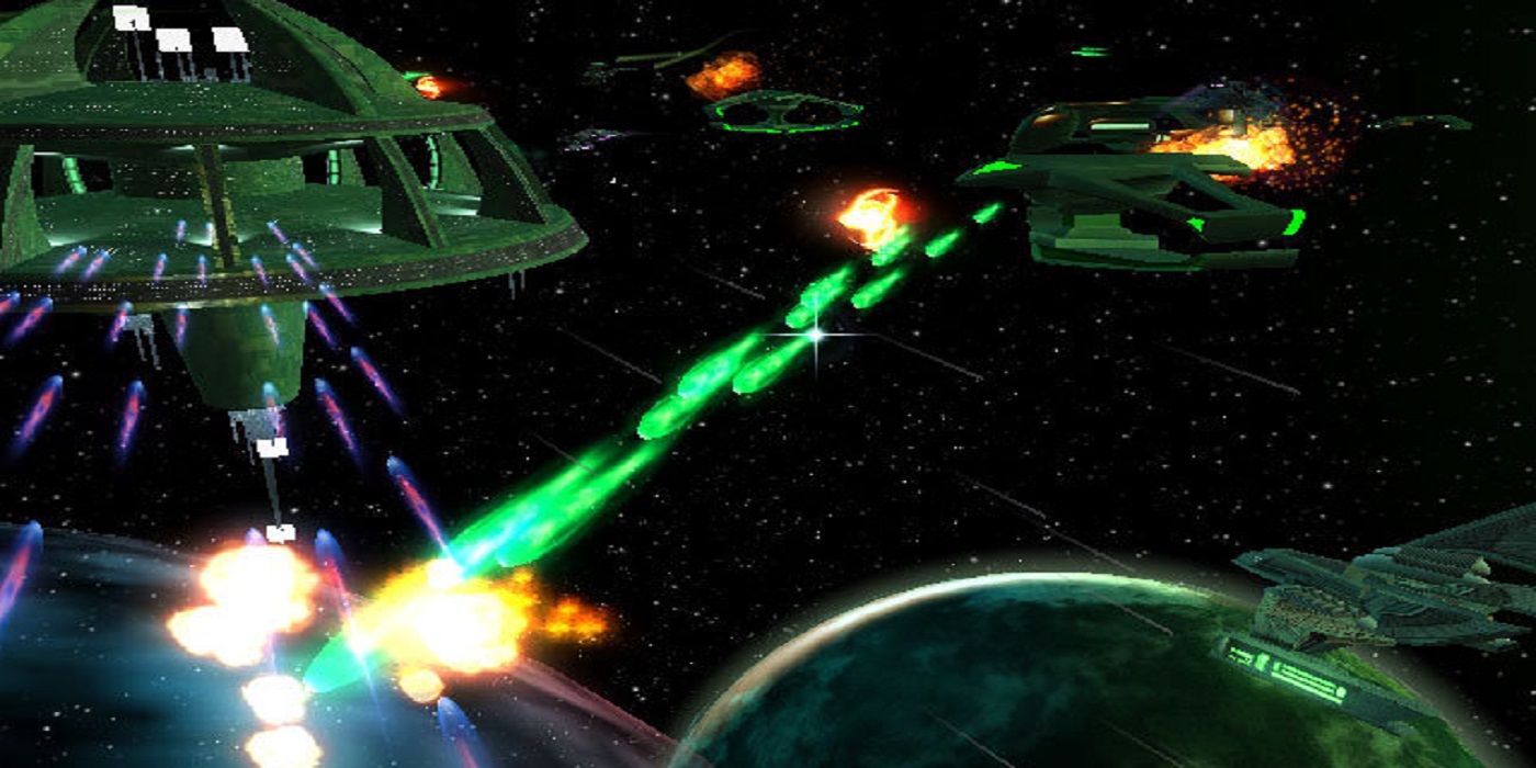 A screenshot from Star Trek: Conquest