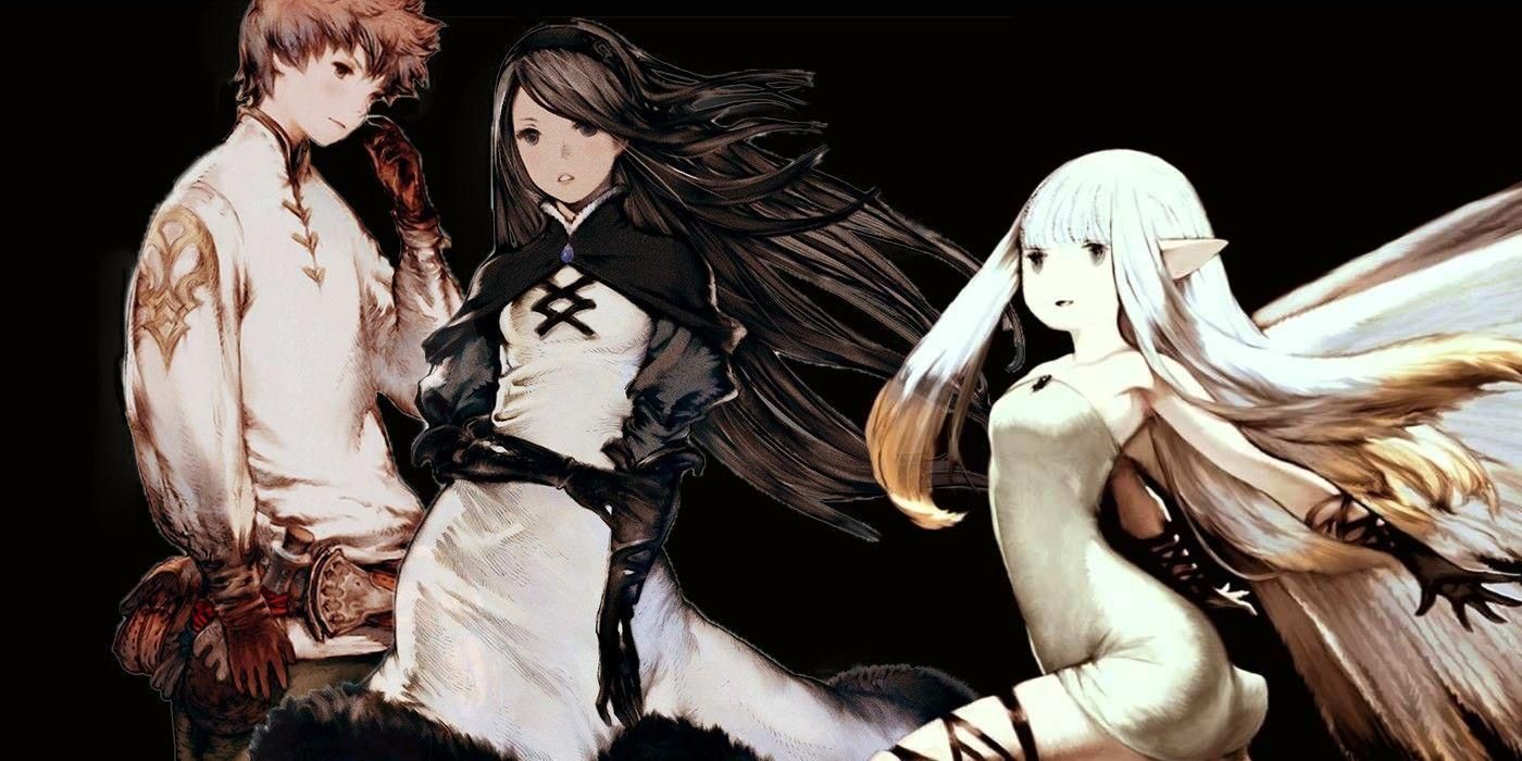 Promo art for Bravely Default