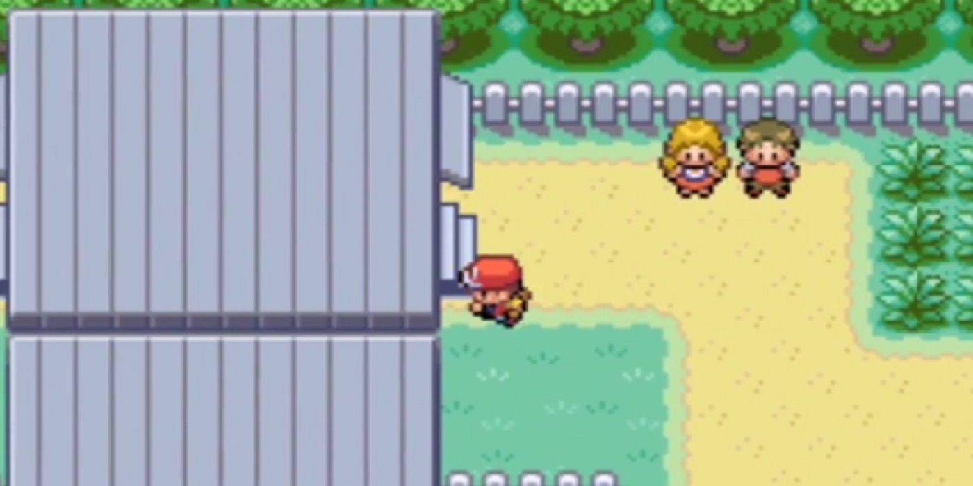 The gatehouse on Route 16 in Pokémon FireRed and LeafGreen