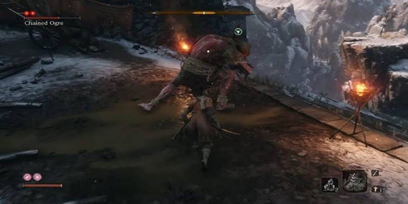 The Chained Ogre boss from Sekiro: Shadows Die Twice
