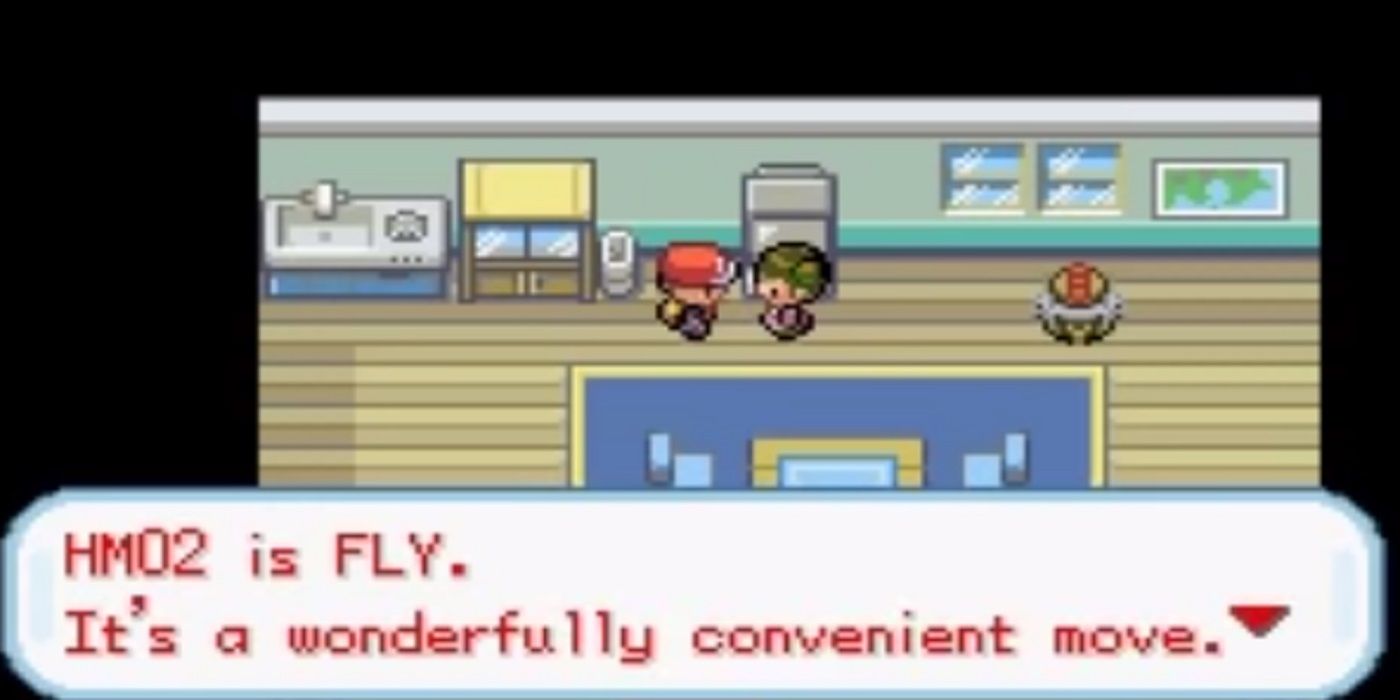 Receiving the Fly HM in Pokémon FireRed and LeafGreen