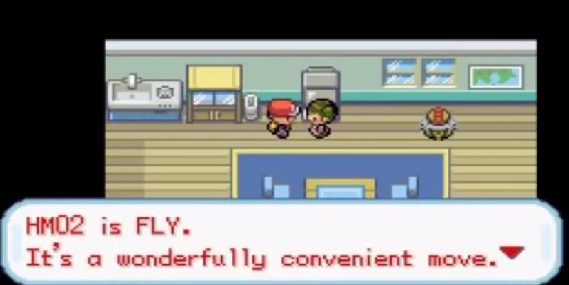 Receiving the Fly HM in Pokémon FireRed and LeafGreen