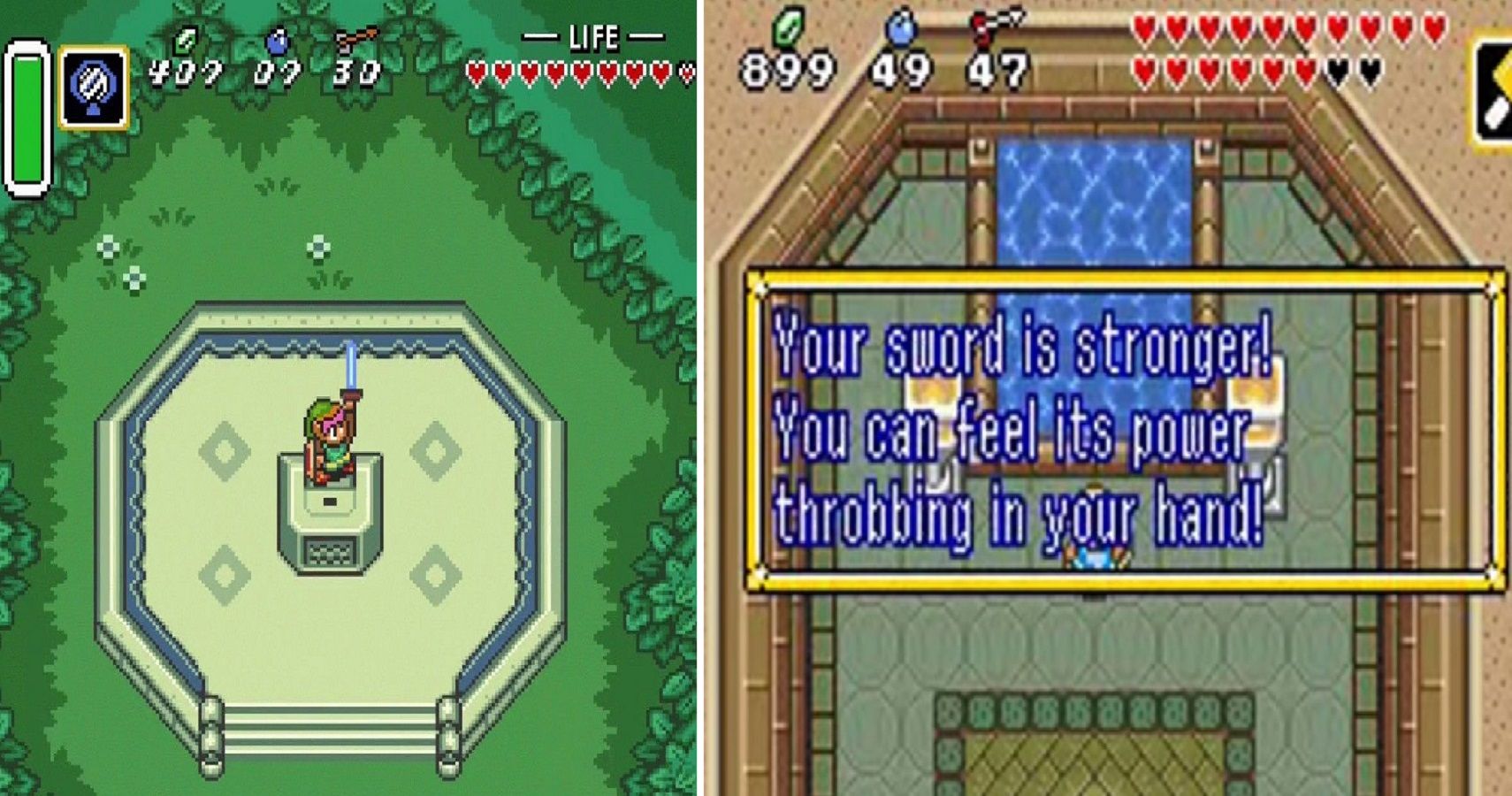 The Master Sword and the Golden Sword in The Legend of Zelda- A Link To The Past