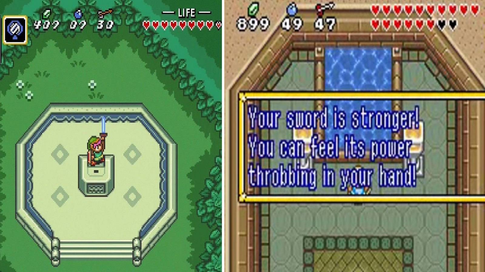 The Master Sword and the Golden Sword in The Legend of Zelda- A Link To The Past