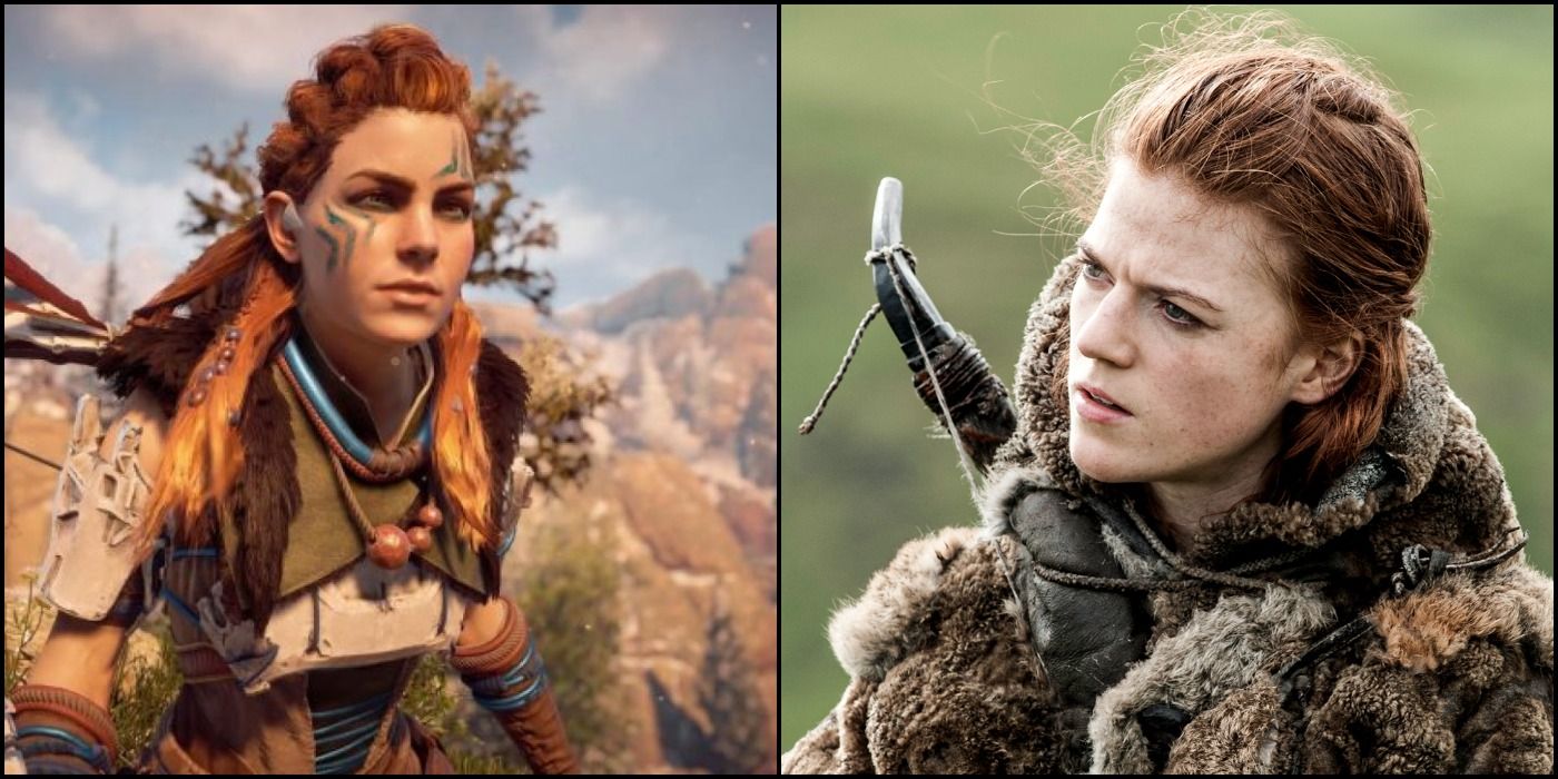 An image of Aloy and Ygritte.