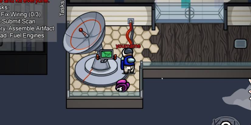 Among Us Dead Body Discovery