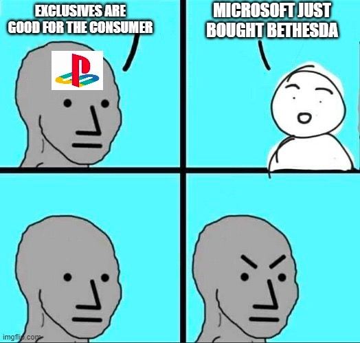 Angry NPC PlayStation Microsoft Bethesda