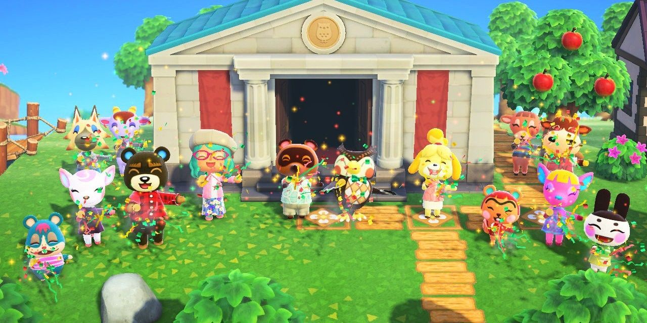 Animal Crossing New Horizons celebration