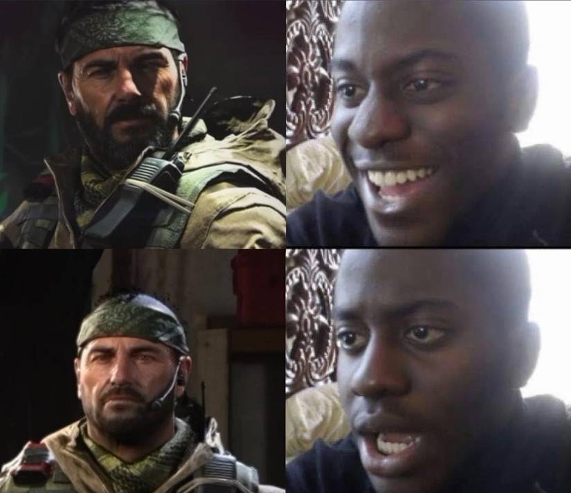 The changed design of Frank Woods in Modern Warfare.