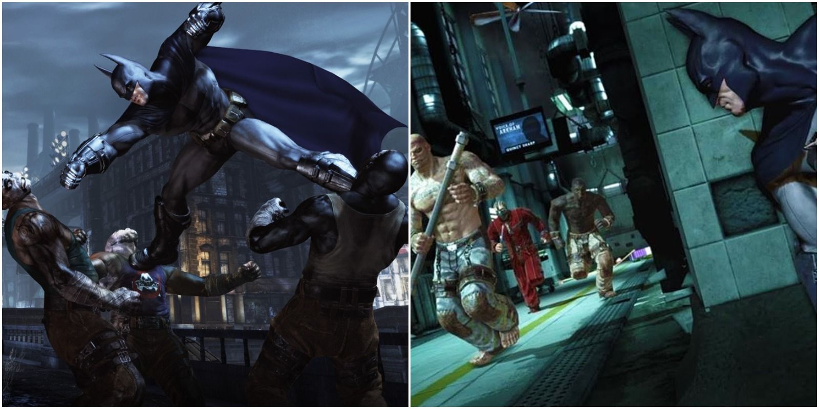 Free-flow and stealth combat were greatly evolved in Arkham City