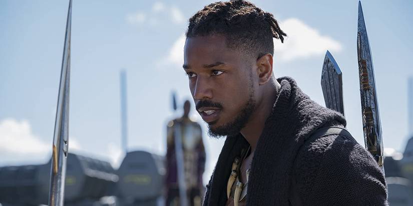 Michael B. Jordan as Killmonger in Marvel Studios' Black Panther