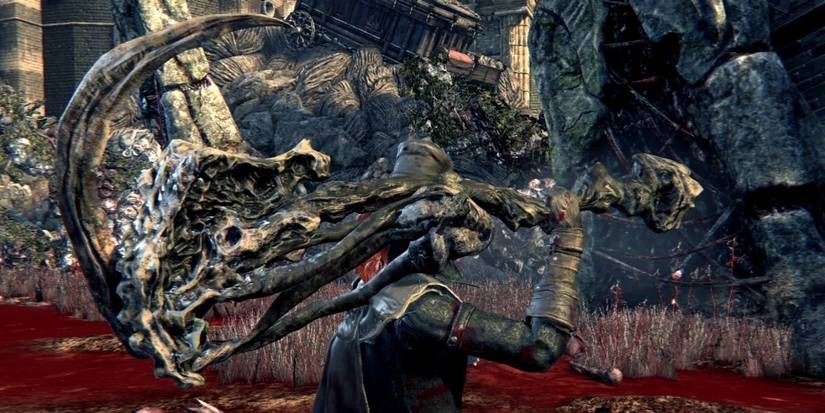 Bloodborne Amygdalan Arm Over The Shoulder