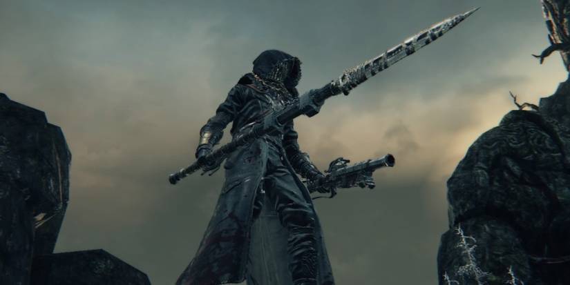 Bloodborne Rifle Spear Dual Wield