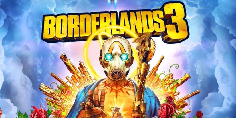 Bandit with guns in the background