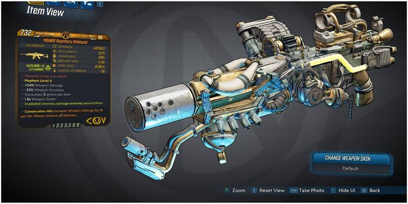Rebound COV Assault Rifle From Borderlands 3