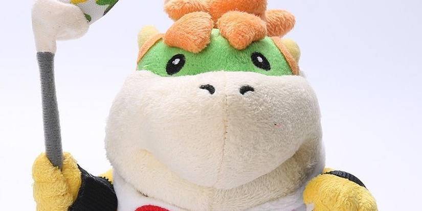 Bowser Jr Doll With Paintbrush