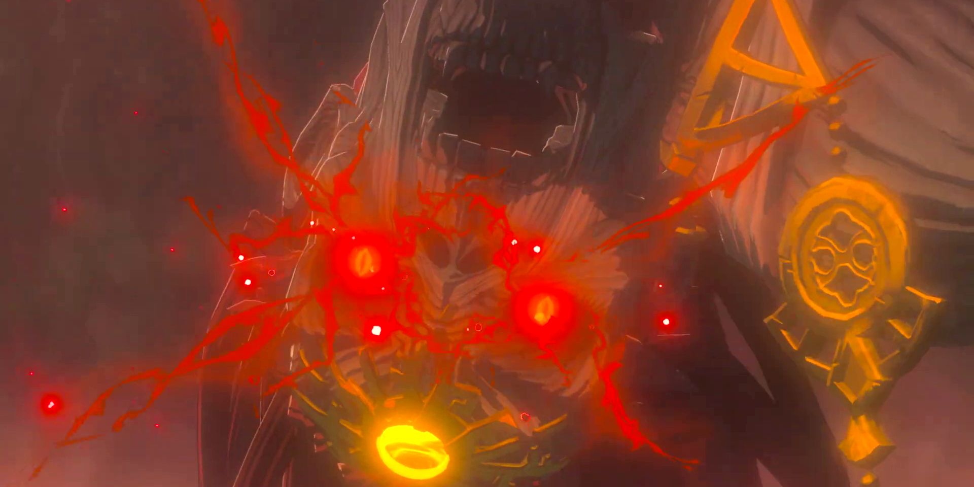 Legend Of Zelda Breath Of The Wild Ganon Pain Red Eyes