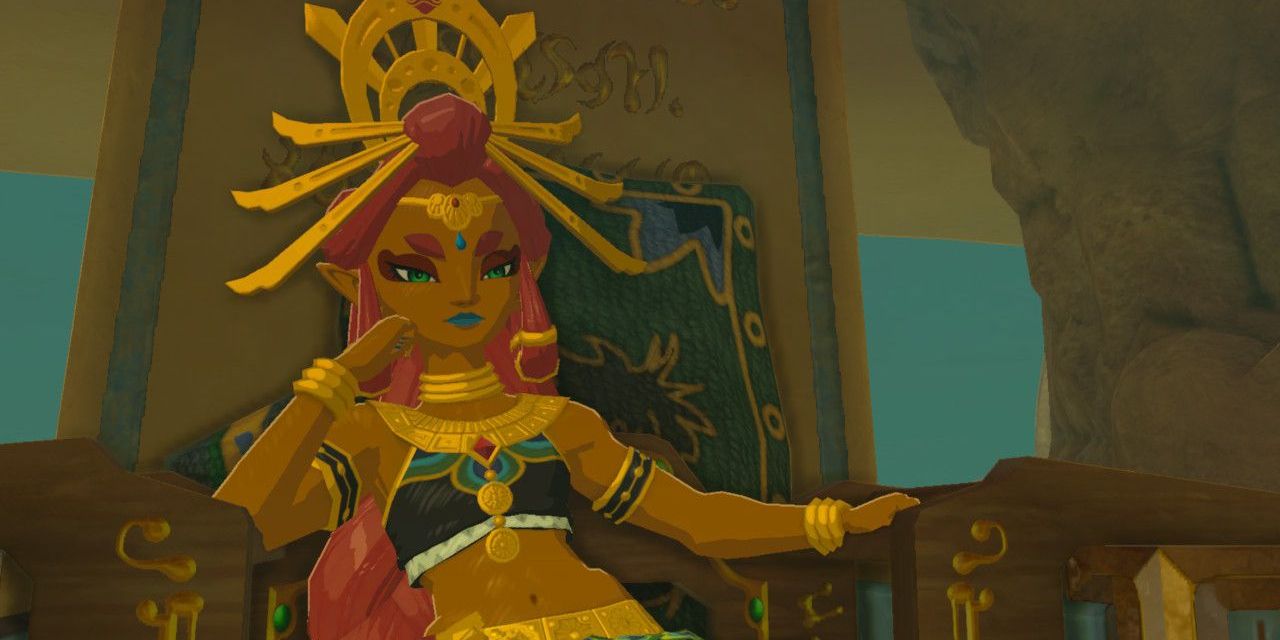 Legend Of Zelda Breath Of The Wild Riju Throne Скучающий