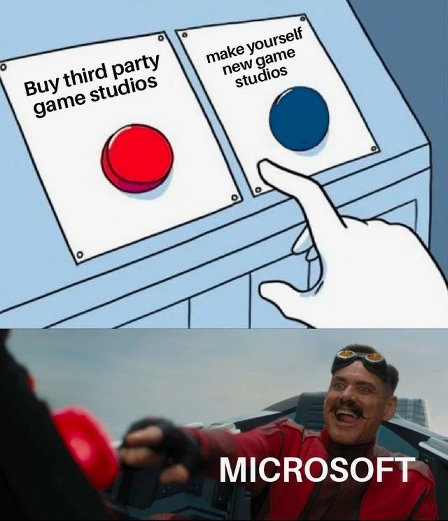 Button Wiley Meme Microsoft Buy Out