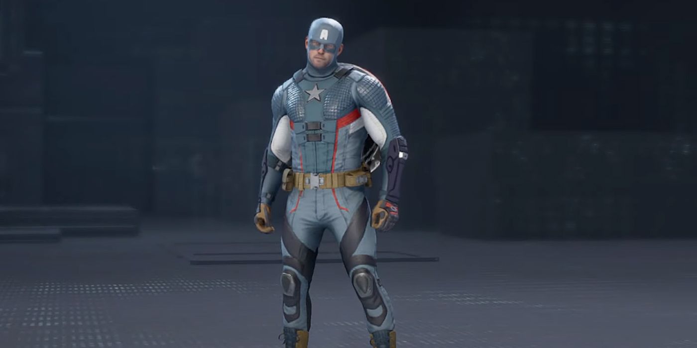 Captain America's Modern outfit from Marvel's Avengers video game.