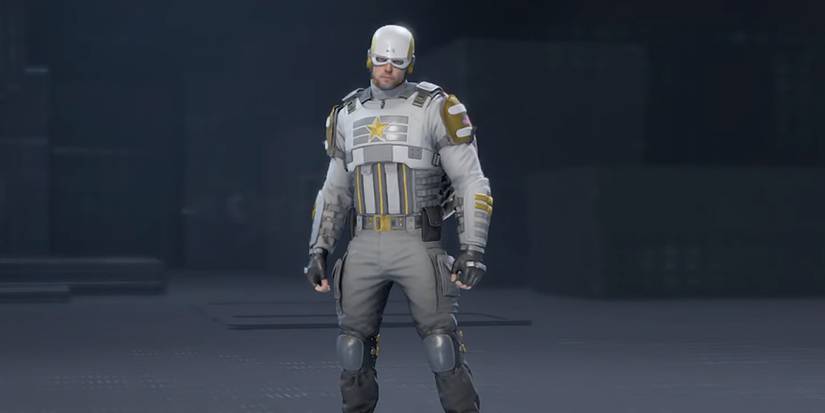 Captain America's Obsidian outfit from Marvel's Avengers video game.
