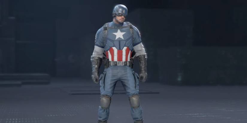 Captain America's Protector outfit from Marvel's Avengers video game.