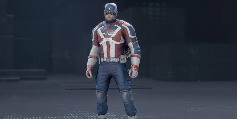 Captain America's Star-Spangled outfit from Marvel's Avengers video game.