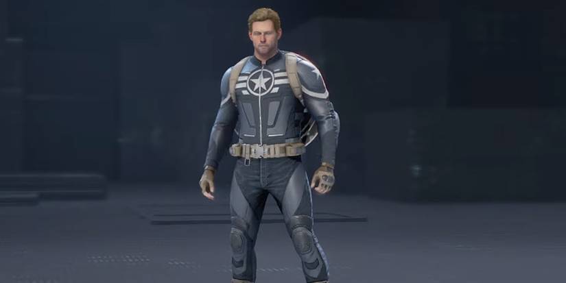 Captain America's Super Soldier outfit from Marvel's Avengers video game.