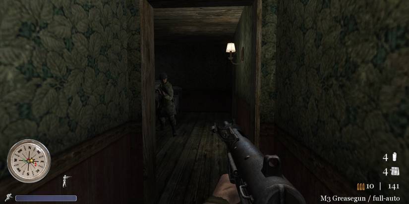 Call of Duty 2 Grease Gun in campaign. Mod from ModDB.