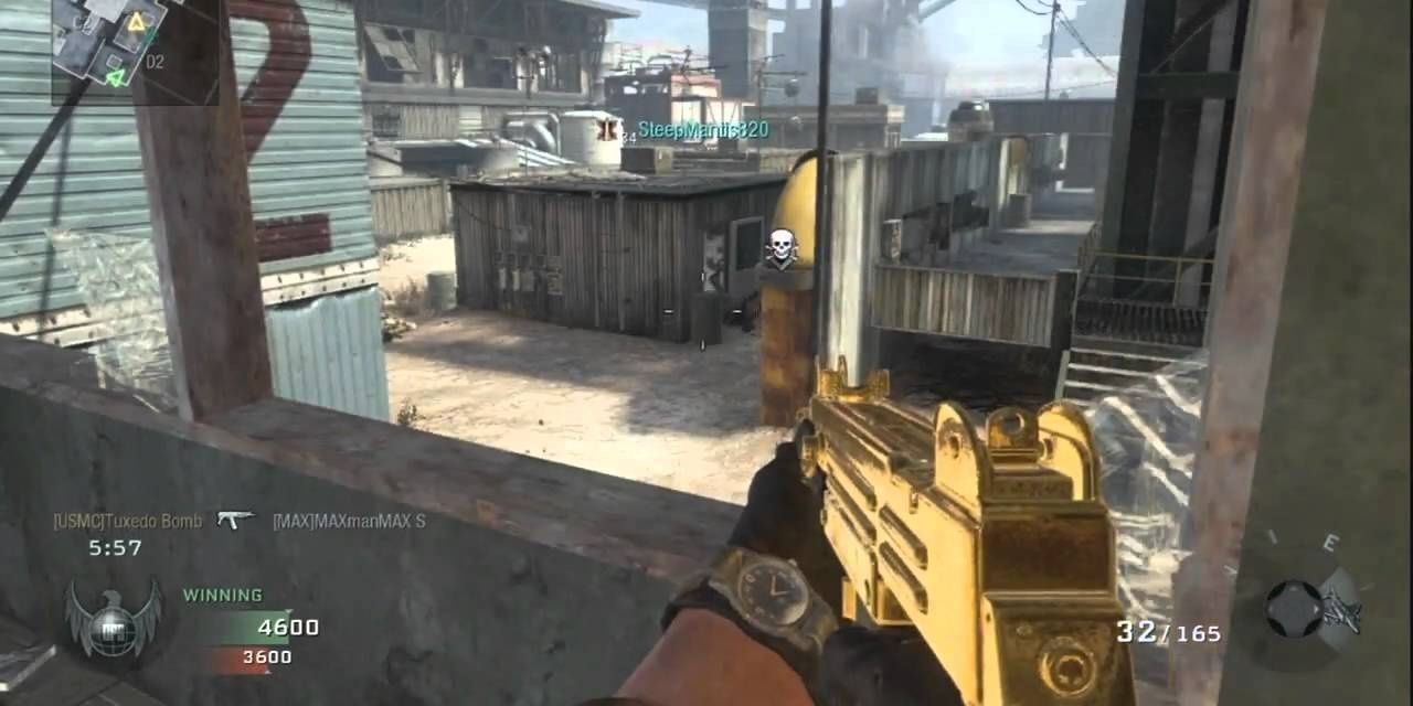 Call of Duty Black Ops golden Uzi. From xJawz (YouTube).