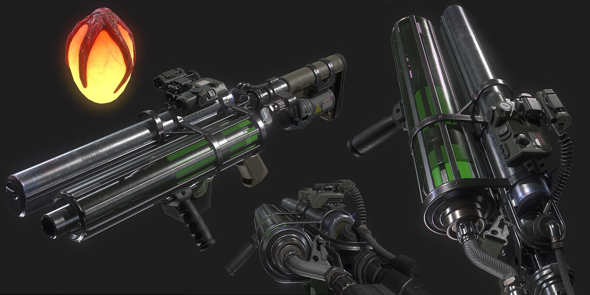 Call of Duty Infinite Warfare art render of Venom-X launcher.