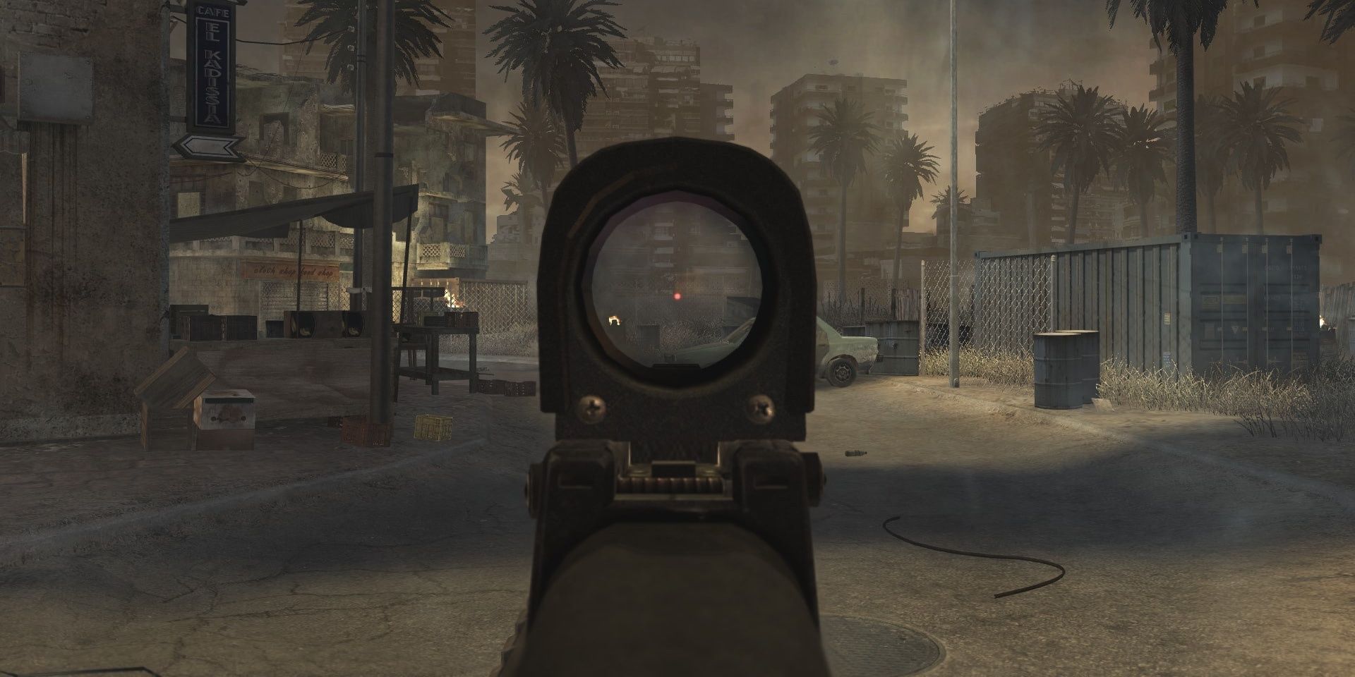 Call of Duty Modern Warfare 2 F2000 Red Dot Sight attachment. From GameBanana.