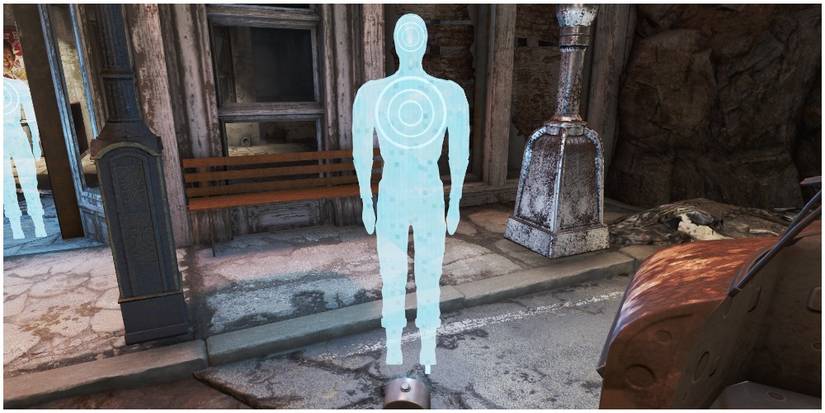 One of the holograms that can be found in the training simulator