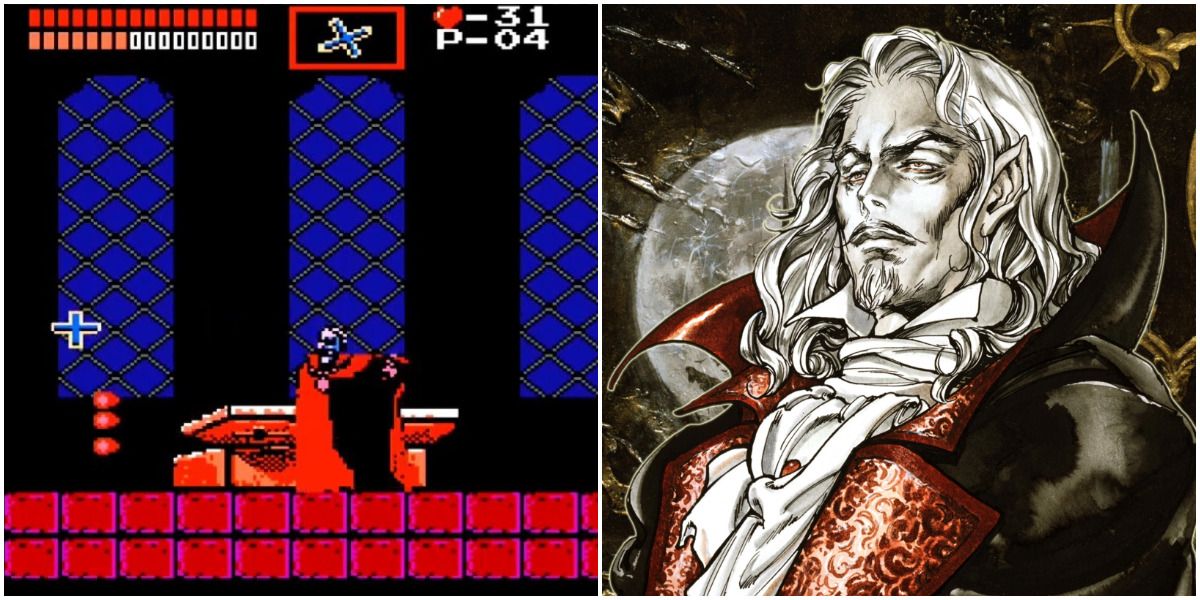 Castlevania NES Dracula Battles and SotN Dracula