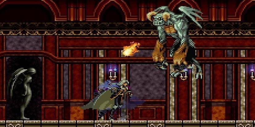 Castlevania Symphony Of The Night Gargoyle Fight