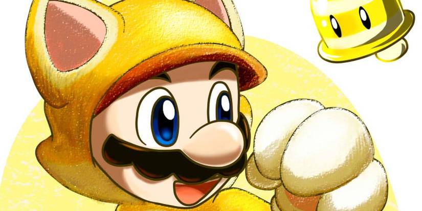 Cat Mario and Lucky Bell Fan Art